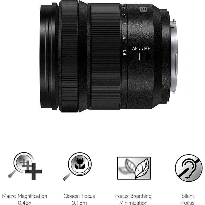 Panasonic Lumix S 20-60mm f/3.5-5.6 Lens