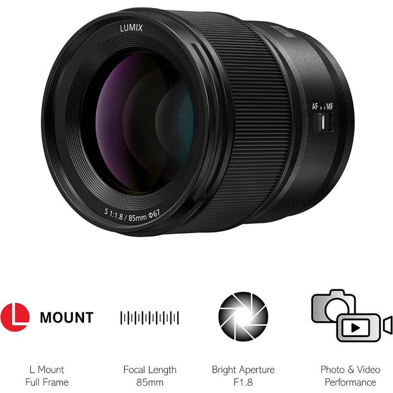 Panasonic Lumix S 85mm f/1.8 Lens