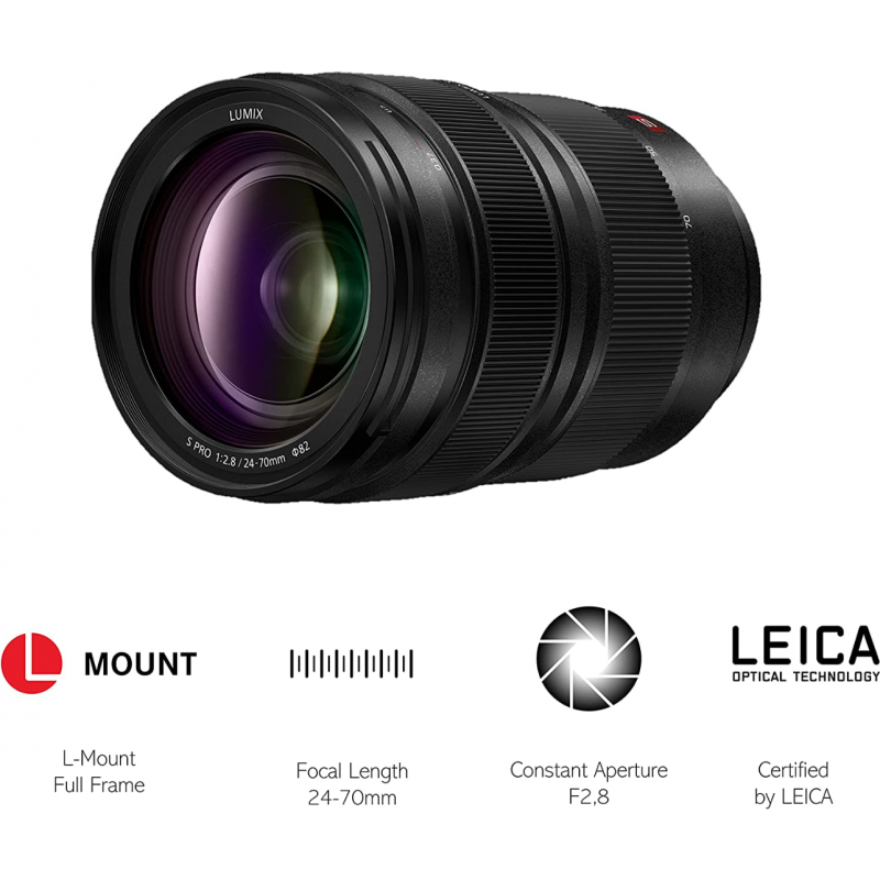 Panasonic Lumix S Pro 24-70mm F/2.8 Lens