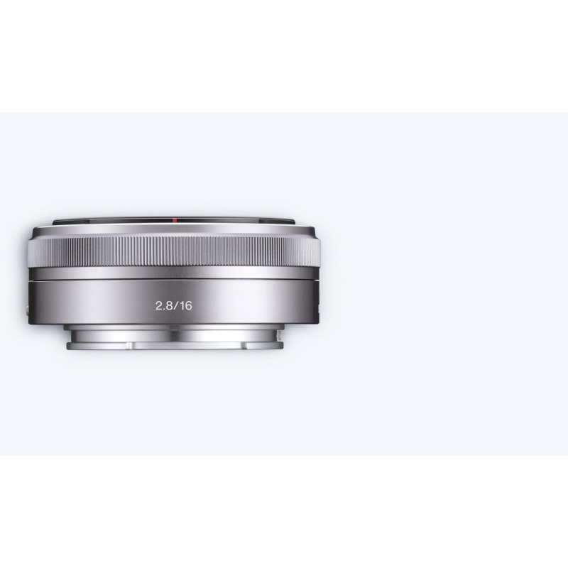 Sony E Mount - APS-C 16mm F2.8 Prime Lens (Silver)