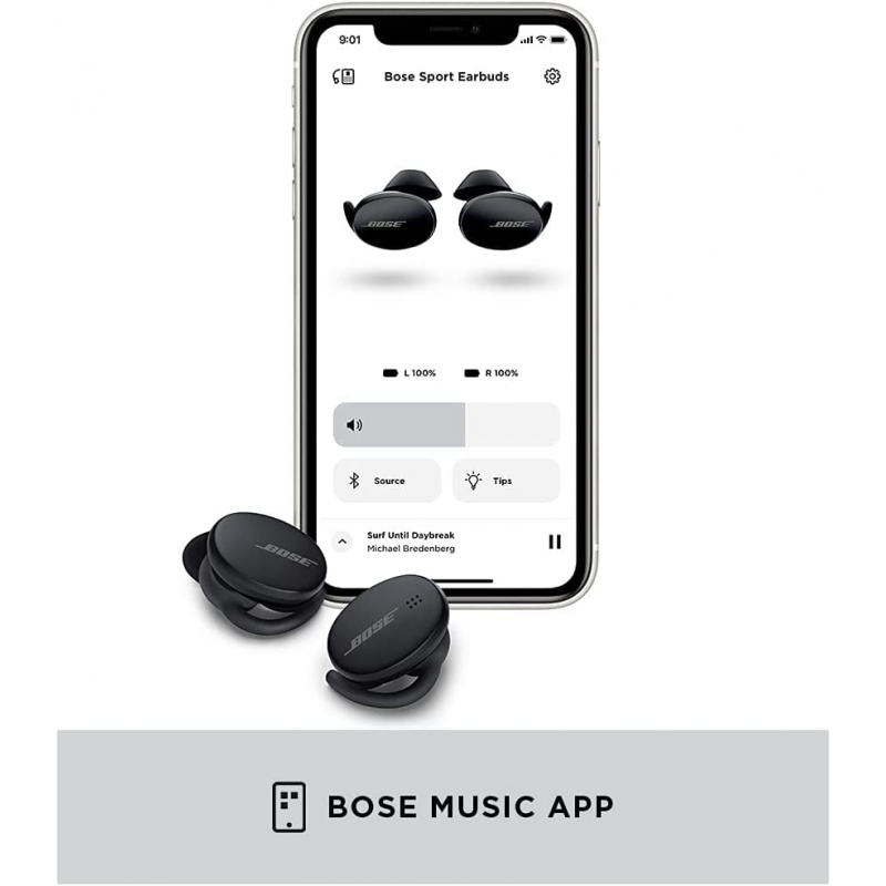 Renewed - Bose Sport Earbuds - Triple Black