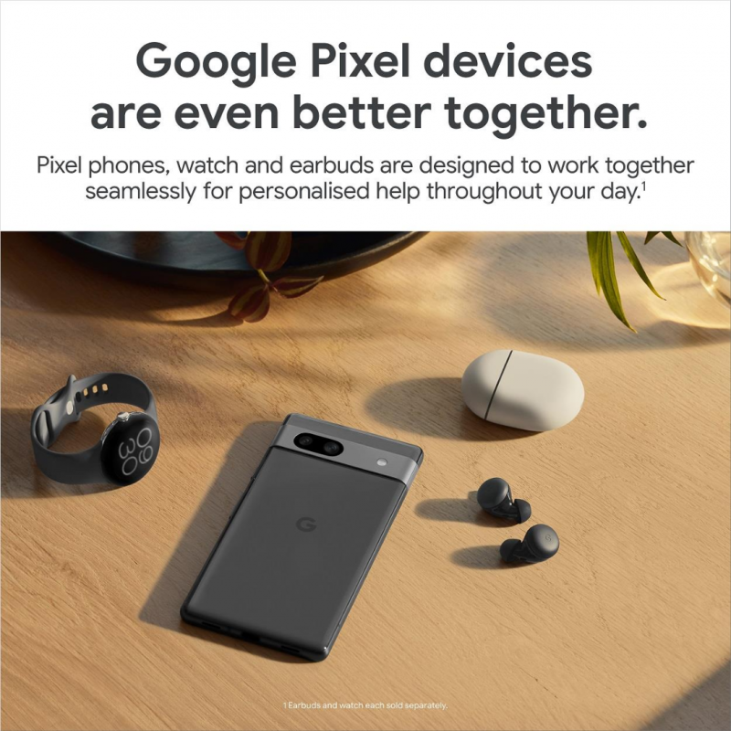Google Pixel 7a 5G Smartphone (8+128GB) - Snow