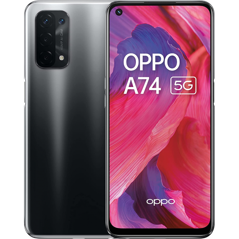 Oppo A74 5G (6GB+128GB) Smartphone - Fluid Black