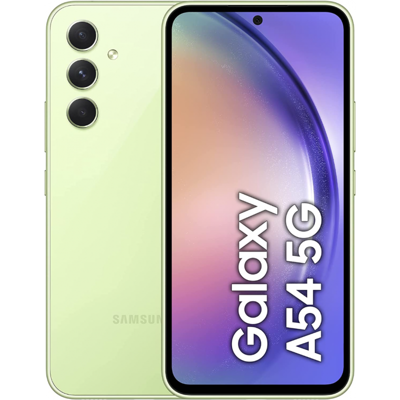 Samsung Galaxy A54 5G Smartphone (Dual-SIMs, 8+256GB) - Lime