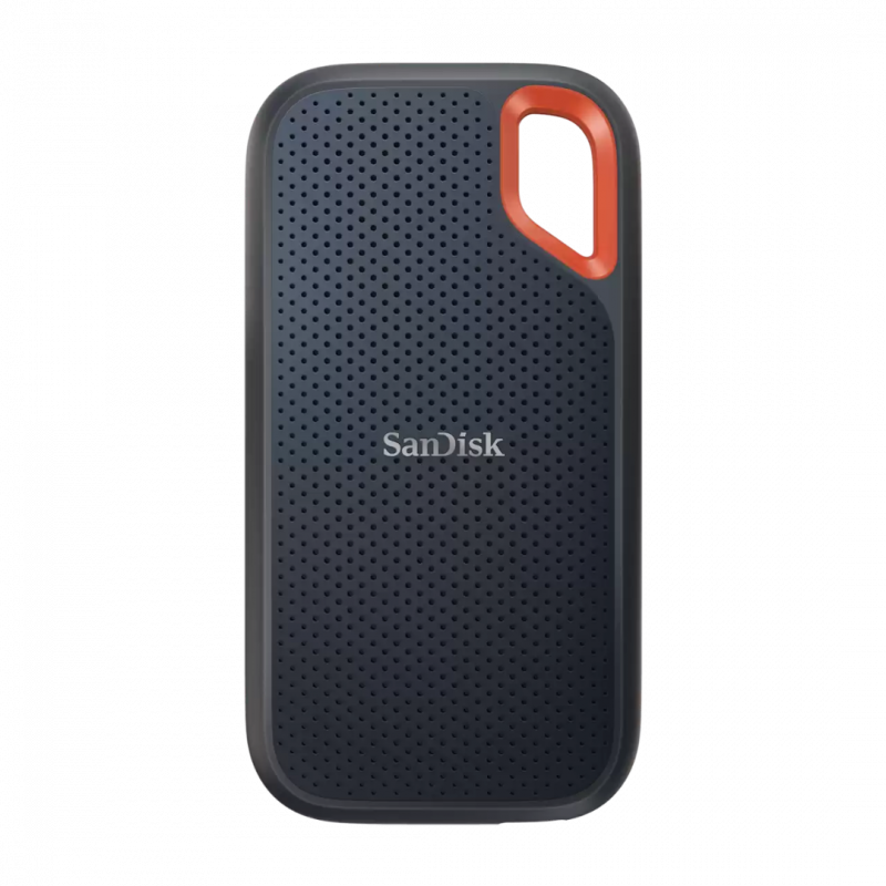 SanDisk Extreme V2 E61 Portable NVMe SSD (2TB, USB-C, Up to 1050MB/s Read and 1000MB/s Write Speed) - Black