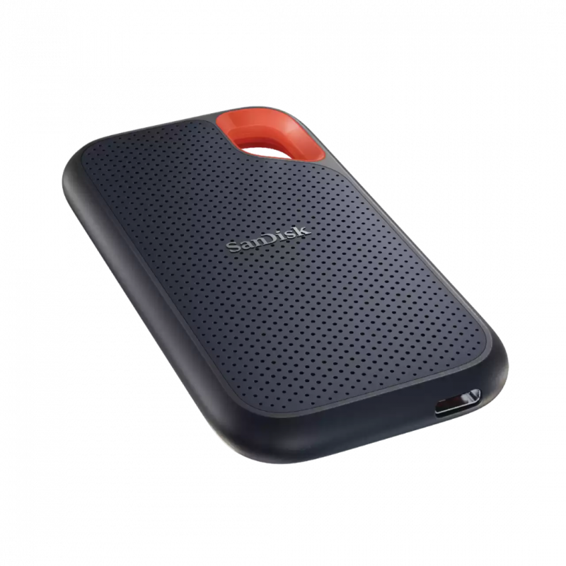 SanDisk Extreme V2 E61 Portable NVMe SSD (500GB, USB-C, Up to 1050MB/s Read and 1000MB/s Write Speed) - Black