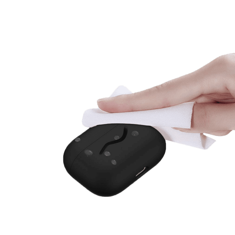 Liquid Silicone Case for Apple AirPods Pro - Black