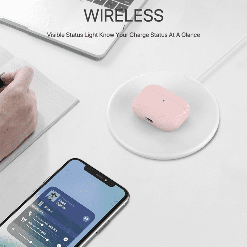 Liquid Silicone Case for Apple AirPods Pro - Pink