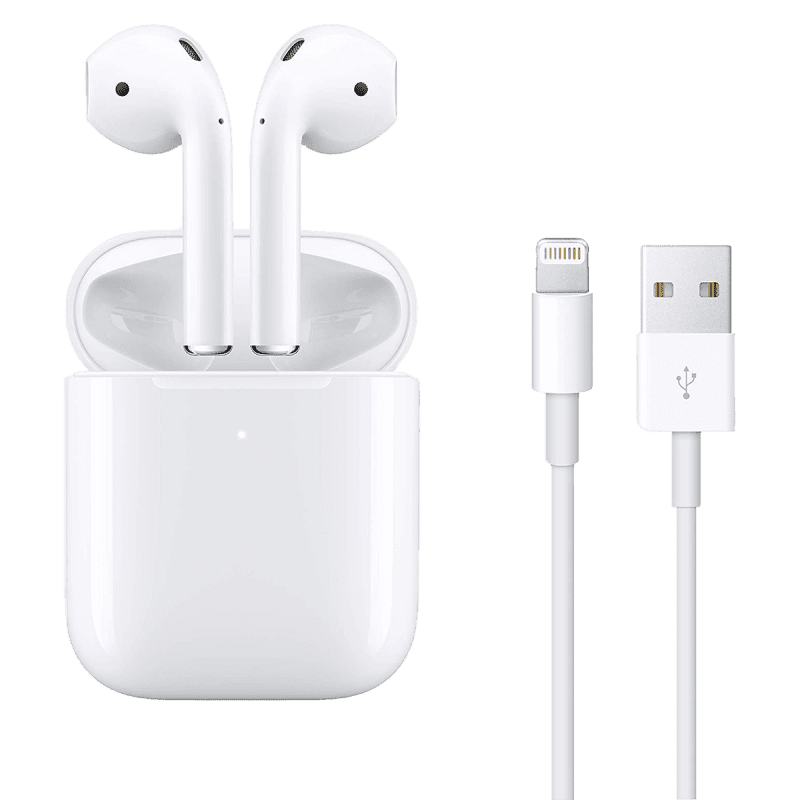 Apple AirPods 2 with Charging Case - White (Renewed)