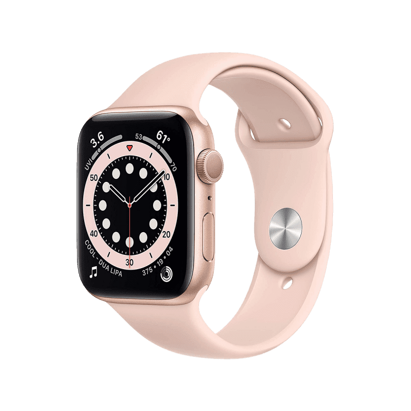 Apple Watch Series 6 (GPS, 40mm) - Gold Aluminium with Sports Band - Pink Sand Apple Watch Series 6 (GPS, 40mm) - Gold Aluminium with Sports Band - Pink Sand
