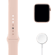 Apple Watch Series 6 (GPS, 40mm) - Gold Aluminium with Sports Band - Pink Sand Apple Watch Series 6 (GPS, 40mm) - Gold Aluminium with Sports Band - Pink Sand