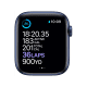 Apple Watch Series 6 (GPS, 40mm) - Blue Aluminium with Sports Band - Deep Navy