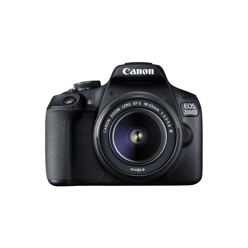 CANON EOS 2000D DSLR Camera with EF-S 18-55 mm f/3.5-5.6 III Lens