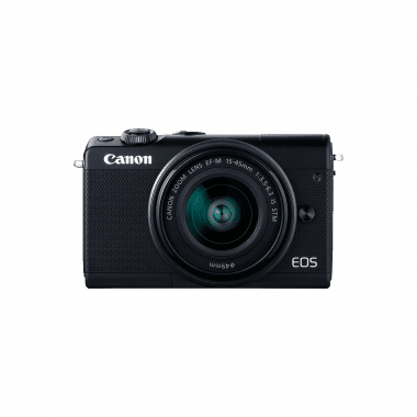 CANON EOS M100 Mirrorless Camera with EF-M 15-45 mm f/3.5-6.3 IS STM Lens - Black