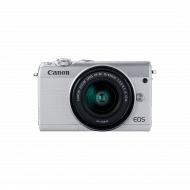 CANON EOS M100 Mirrorless Camera with EF-M 15-45 mm f/3.5-6.3 IS STM Lens - White