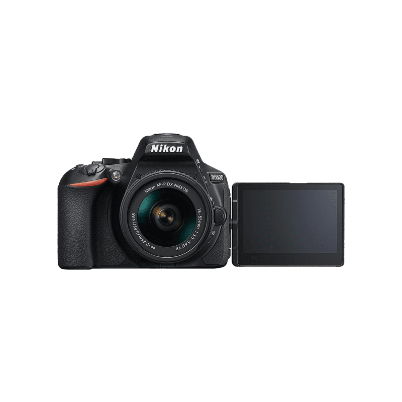 NIKON D5600 DSLR Camera with DX 18-55 mm f/3.5-5.6G VR Lens