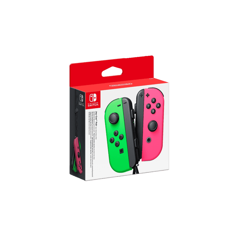 Nintendo Switch Joy-Con (Left & Right, Wireless)  - Neon Pink/Neon Green